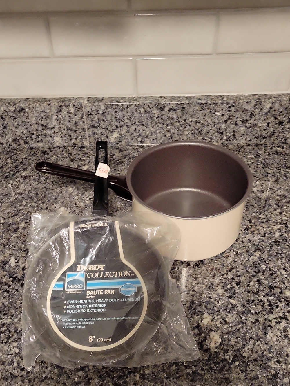 Vintage Mirro Collection 3qt Saucepan and 8" Skillet